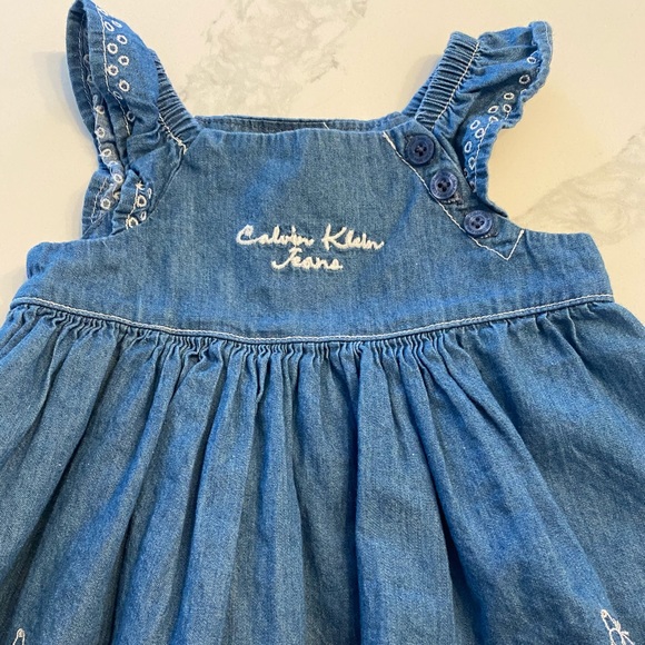 🌸2FOR$20🌸 Calvin Klein jean baby dress - Picture 2 of 4